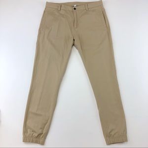 Lululemon tan mens cuffed jogger pant